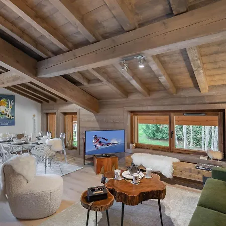 Charmant Appartement Megeve Avec Balcon, Sauna Et Hammam - Fr-1-569-55 Lägenhet Megève