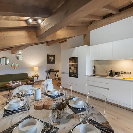 Lägenhet Charmant Appartement Megeve Avec Balcon, Sauna Et Hammam - Fr-1-569-55 Megève