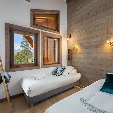 Charmant Appartement Megeve Avec Balcon, Sauna Et Hammam - Fr-1-569-55 Lägenhet