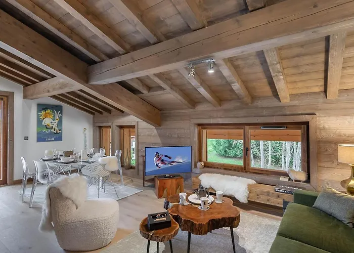 Charmant Appartement Megeve Avec Balcon, Sauna Et Hammam - Fr-1-569-55 Lägenhet Megève