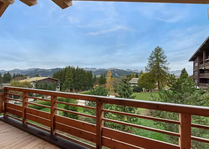 Charmant Appartement Megeve Avec Balcon, Sauna Et Hammam - Fr-1-569-55